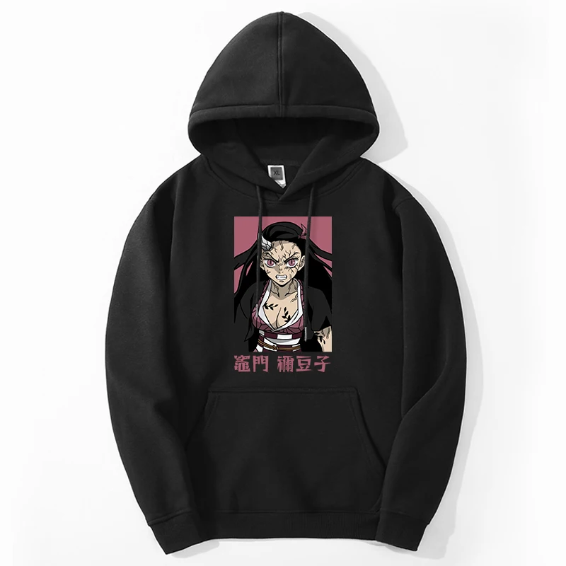 

Demon Slayer Anime Hoodies Sweatshirts Men/women Tanjirou Manga Graphic Streetwaer Hip Hop Tracksuit Sportswear Anime Clothes