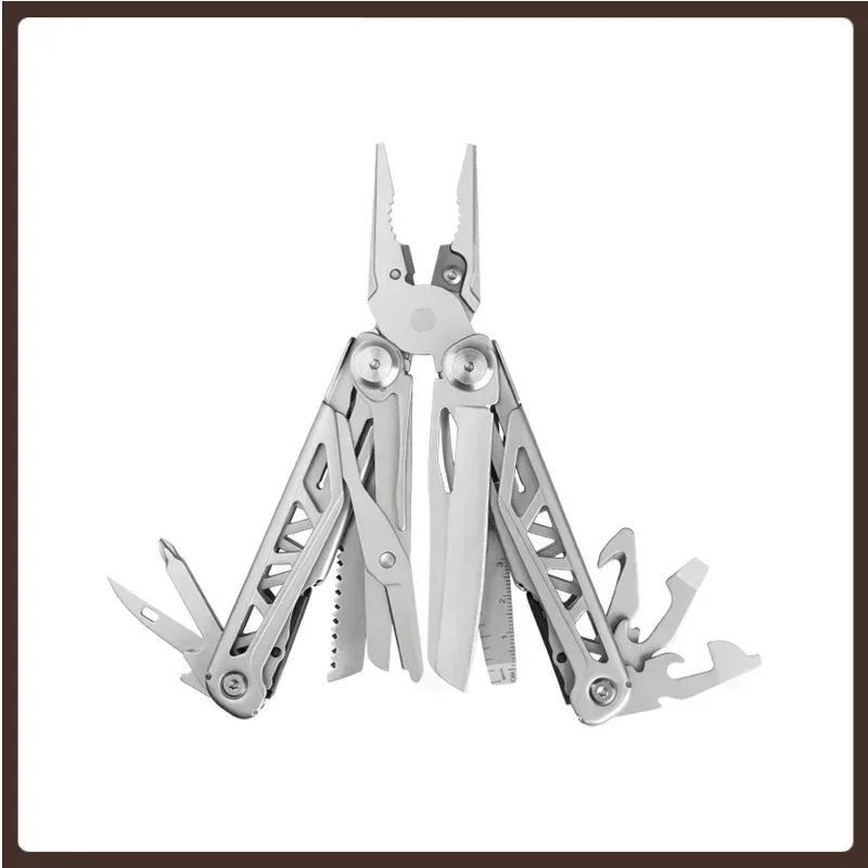 Multi-functional Pliers Stainless Steel Outdoor Multi-purpose Tool Emergency Knife and Scissors Combination Needle Nose Pliers
