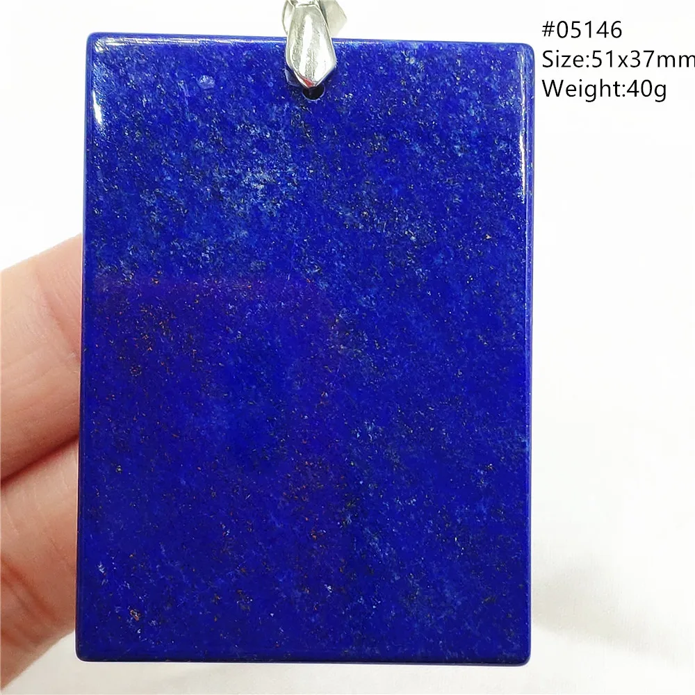 

Natural Blue Lapis Lazuli Pendant Women Rectangle Men Water Drop Rectangle Jewelry Gemstone Necklace Lapis Pendant AAAAA