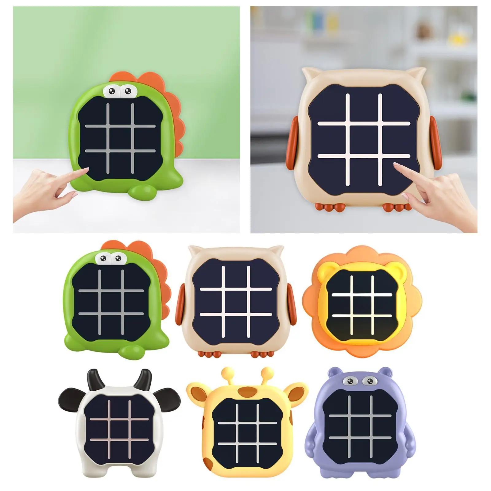 Multi Mode Puzzle Game Console Animal Theme Board Memory Game Travel Portable Children’s Toy for Family - view 6