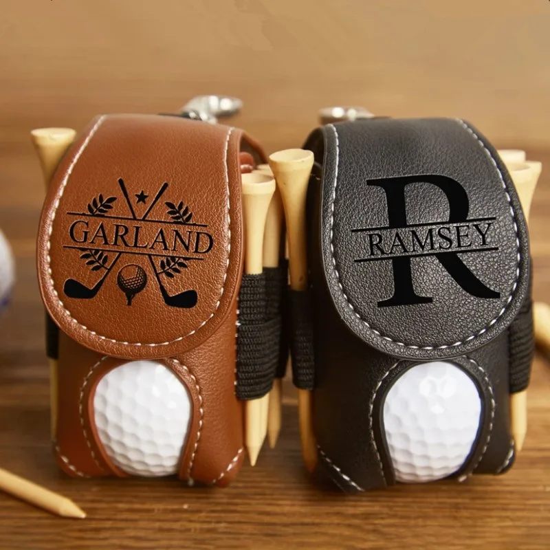 

Сумка для мячей для гольфа в японском и корейском стиле — портативная кожаная поясная сумка для хранения мячей для гольфа | Стильный и практичный на открытом воздухе