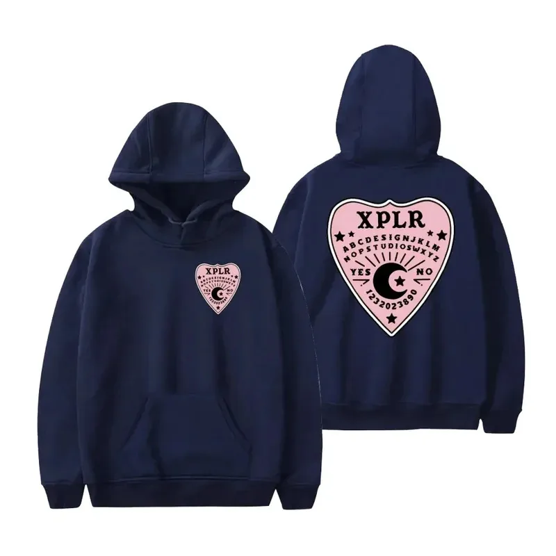 سويت شيرت بقلنسوة للرجال والنساء من Sam and Colby XPLR بأكمام طويلة ملابس غير رسمية بقلنسوة للشارع