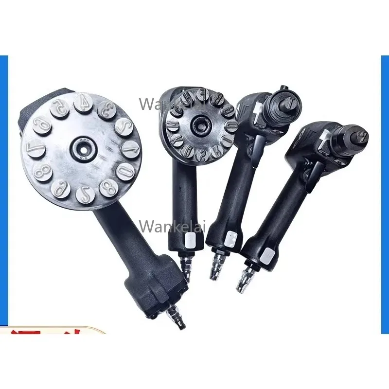 Pneumatic marking machine  handheld steel plate marking machine station serial number steel seal continuous code coder