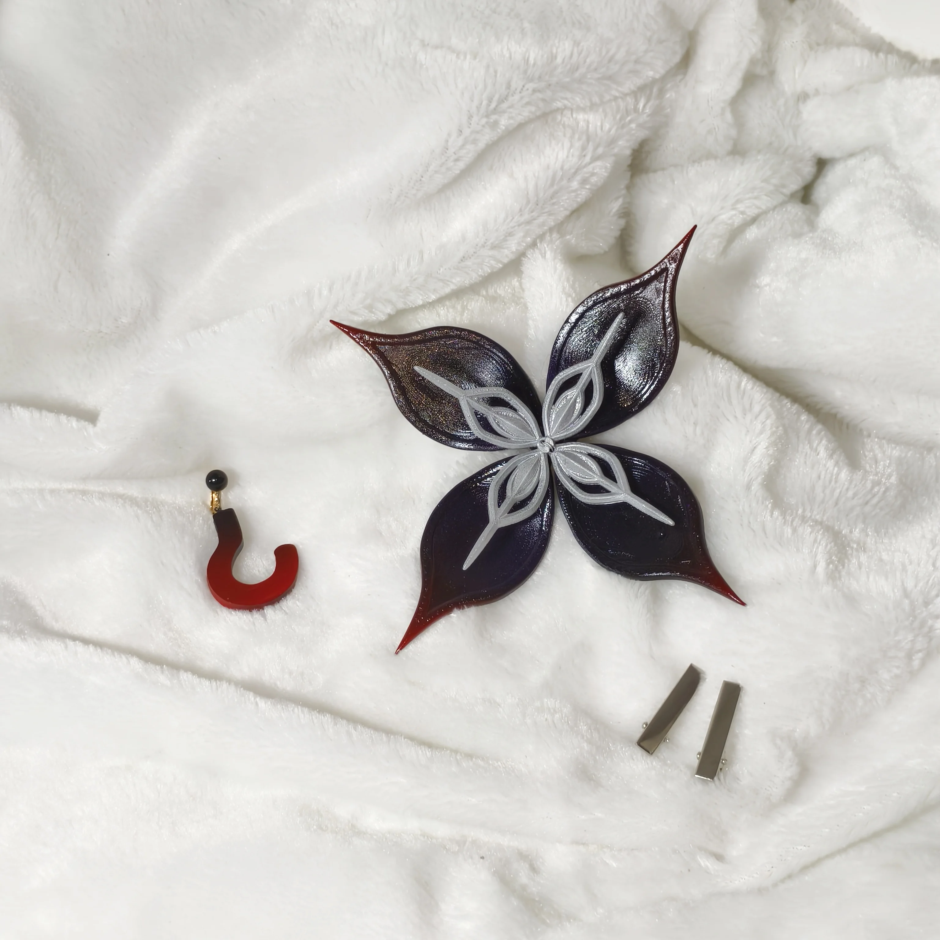 Game Honkai Star Rail SP March 7th Cosplay Prop March7th Evernight Cosplay Prop Headwear Earring Larganoche Hallowmas Party Role