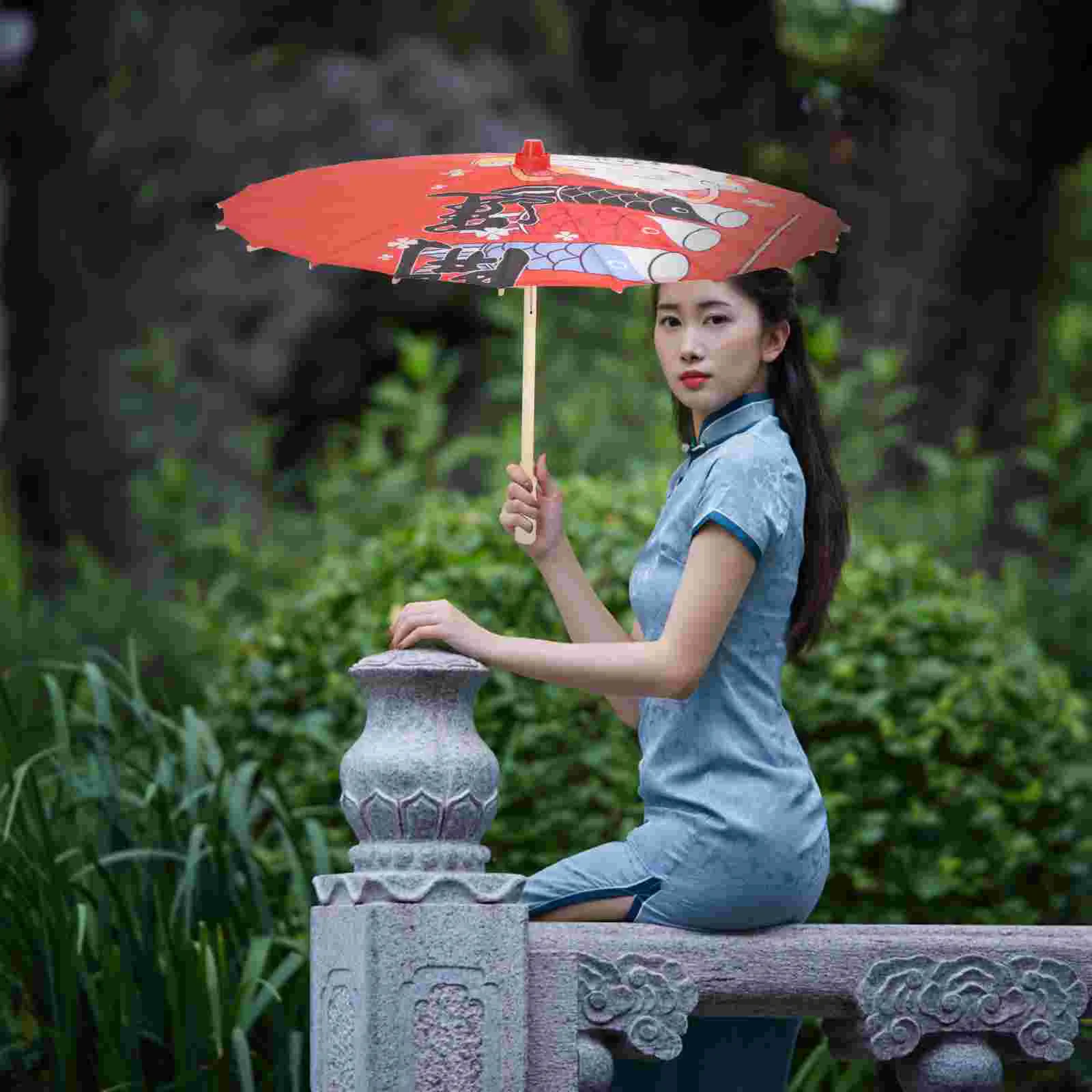 Umbrellas Japanese Oil Paper Party Decoration Japanese-style Props Photography Vintage Costume Child