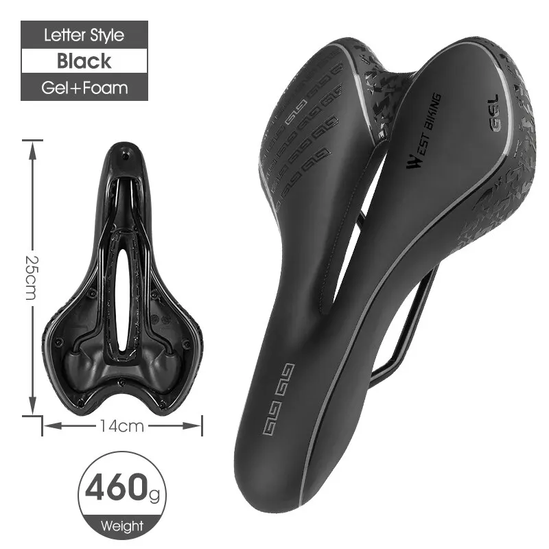 Mtb mountain rade fahrrad sitz pu leder gel schmerzlos radfahren kissen bmx komfortable stoßfest teile