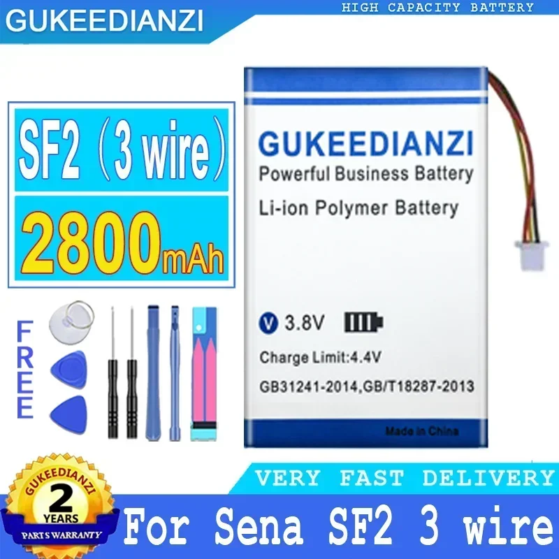 Mobile Phone Batteries 600mAh/2800mAh For Sena SF2 2/3 wire SMH-10 Lifespan Earphone SMH10 SR10 SMH-5 Headset Smartphone Battery