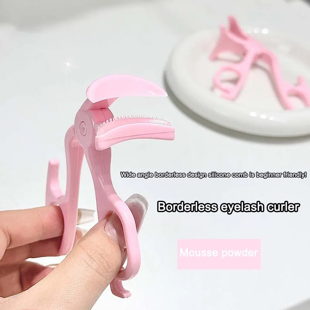 High Quality Portable Eyelash Curler Makeup Tool ABS Lash Curler Rubber Eyelash Curling Device Women