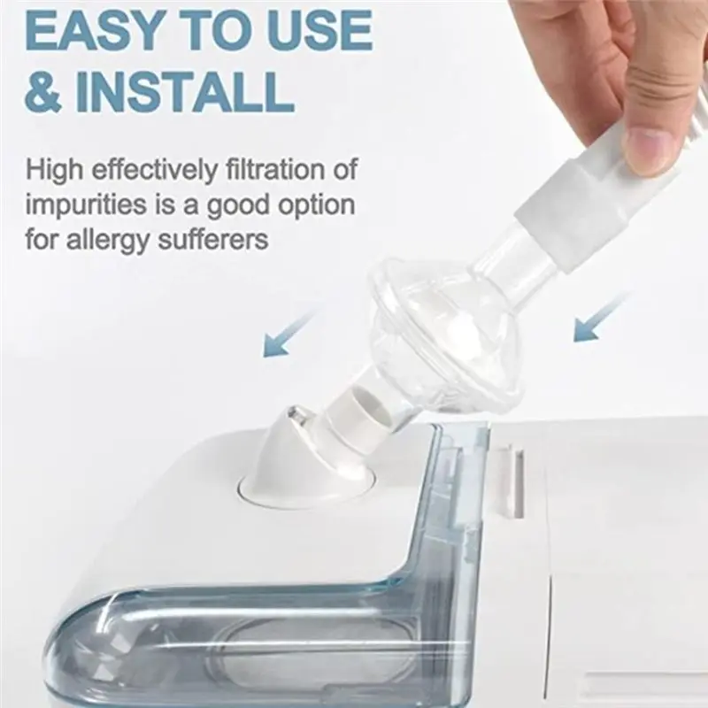 ABBK Advanced Filtration CPAP InLine Filters Kit for Dreamstation and for ResMed BiPAP 6 Pieces Universal CPAP Accessories