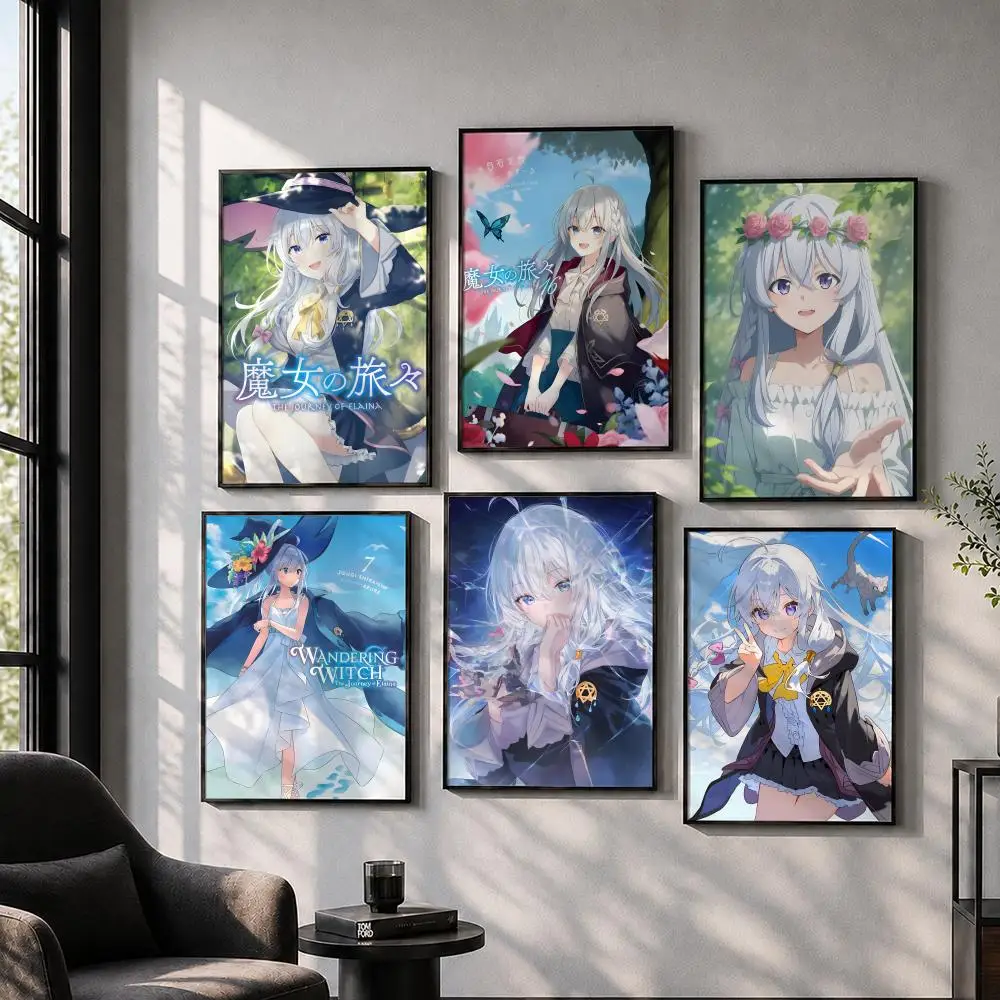 Постер Fantasy Anime W-Wandering Witch: The Journey of ElainaS, HD, самоклеящийся, водонепроницаемый, для украшения стен – отличный подарок для любого помещения