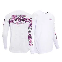 Camisetas holgadas de manga larga para hombre, camisetas para montar en Motocross, camiseta transpirable de secado rápido para bicicleta de montaña y descenso