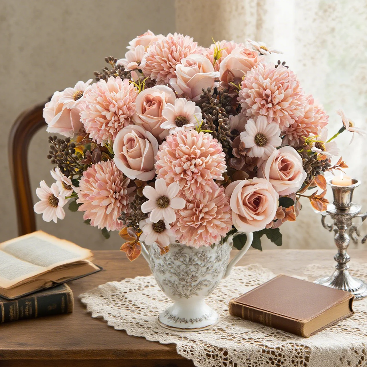 Seidenrosen Künstliche Blumen für Hochzeit, Heim, Valentinstag-Dekoration, Kranz, Brautstrauß, Tischvase, Fotografie, DIY Geschenkbox, Kunstblumen