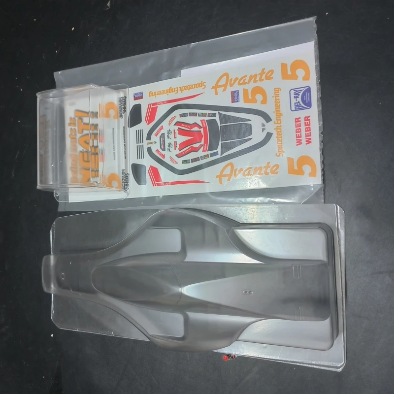 Coque transparente et feuille de décalcomanie pour Tamiya Avante, Mini camion version 1/10