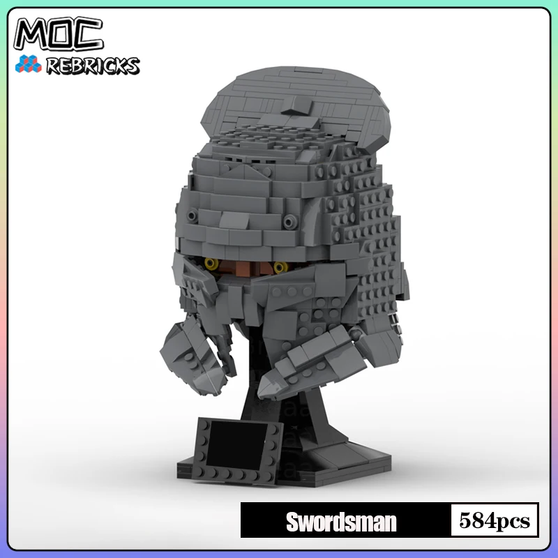 

New Fantasy Movie Series Swordsman Helmet MOC Building Block Model Bricks Toys Sets DIY Collection Children Christmas Gifts
