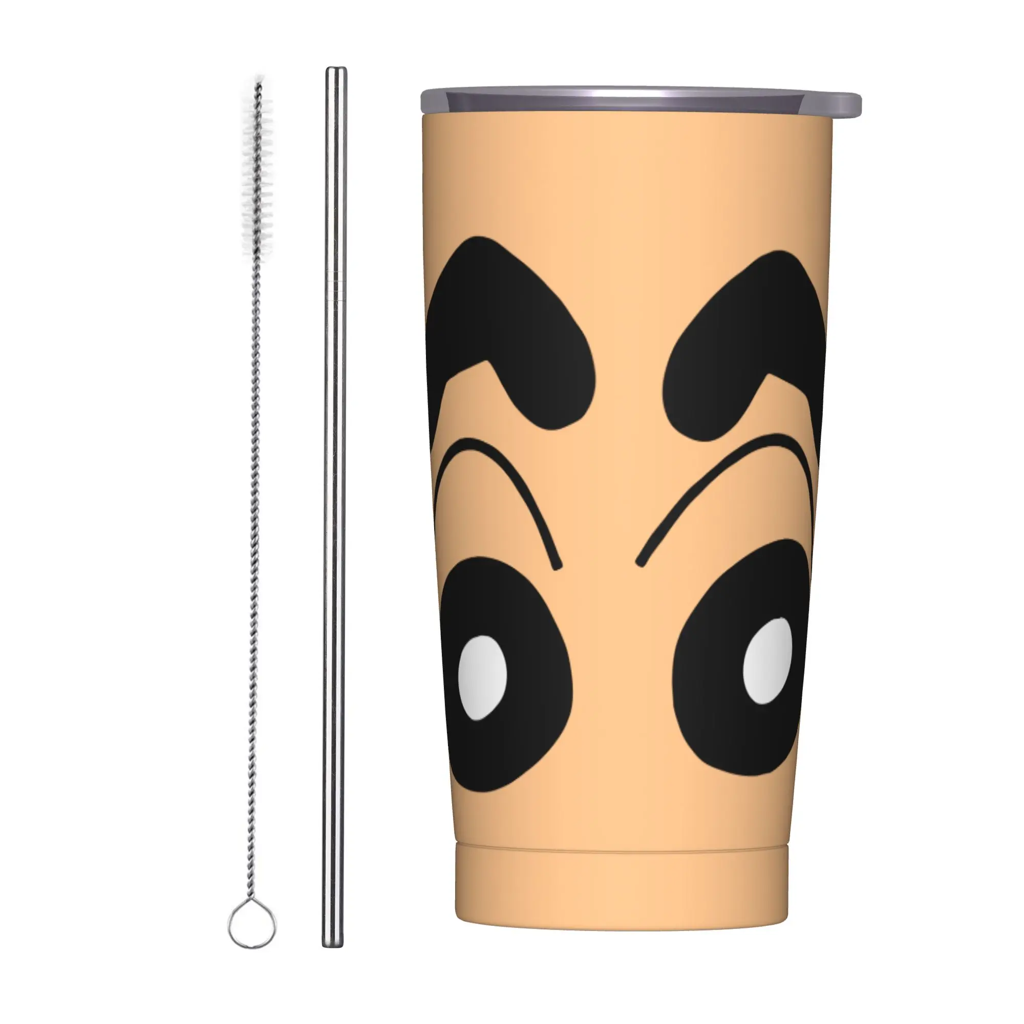Stainless Steel Tumbler Crayon Shin Chans Coffee Mug Japan Retro Anime Keep Heat Cold Drink Car Mugs Driving Water Bottle