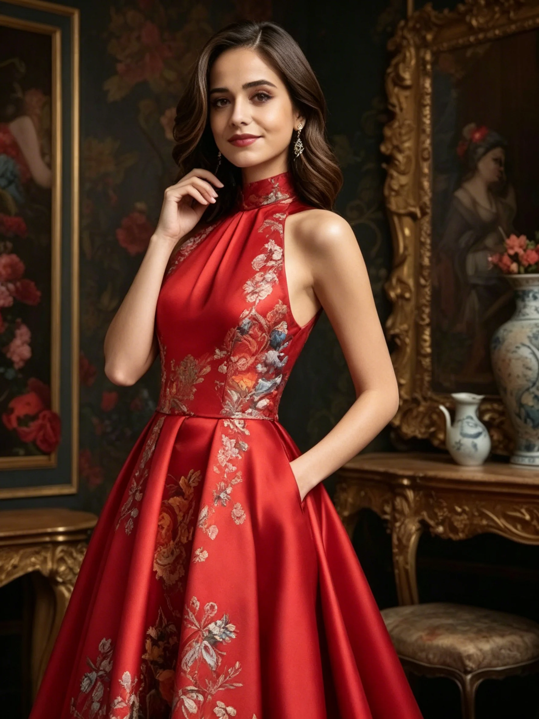 Gaun Prom Mewah Satin Merah Be - Men'S Formal Wear For Wedding Guest ulasan dan harga
