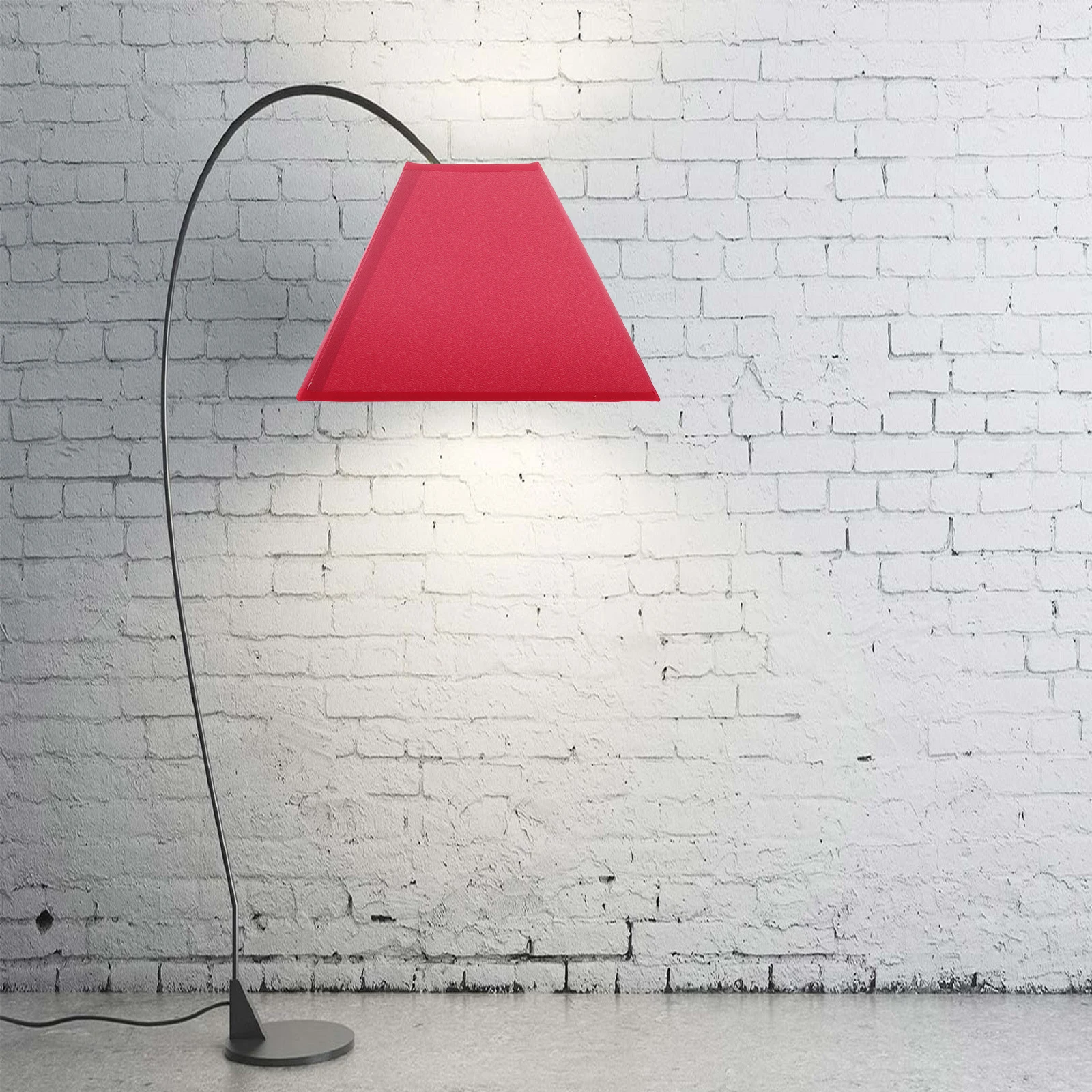 

1Pcs Durable Red Cloth Lampshade Stylish Light Protector Luxurious Cloth Light Cover