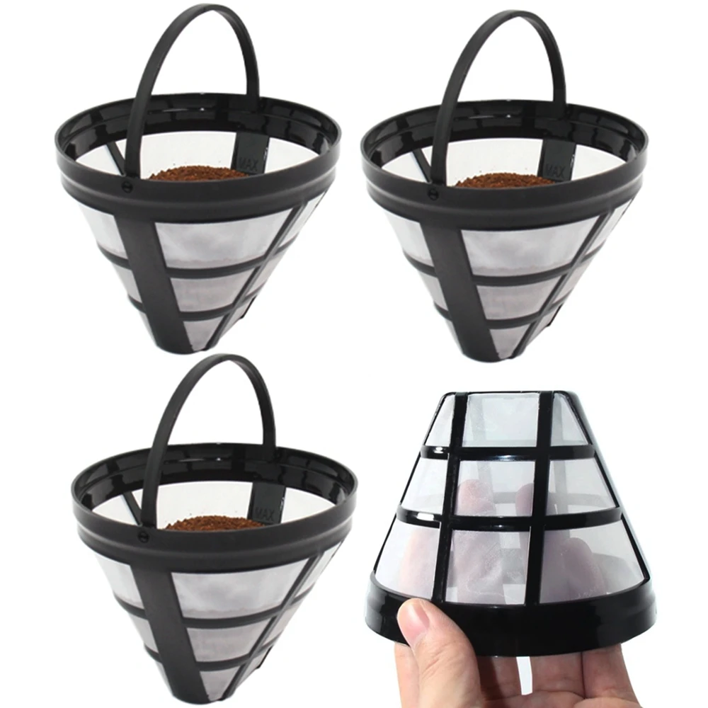 Replacement Coffee Maker Basket Filter Fit 8-12 Cup Basket Drip Compatible with HD7751 Coffee Machine Reusable Coffee Pour Over