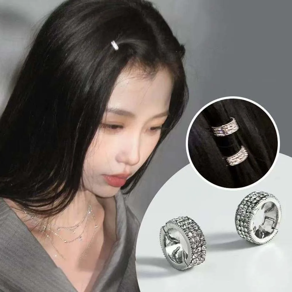 

2/4/6pcs/set Y2K Hair Braid Tubes Hair Braiding Metal Clips Hair Ring for Braids Hollow Out Mini Dreadlocks Beads Hair Jewelry
