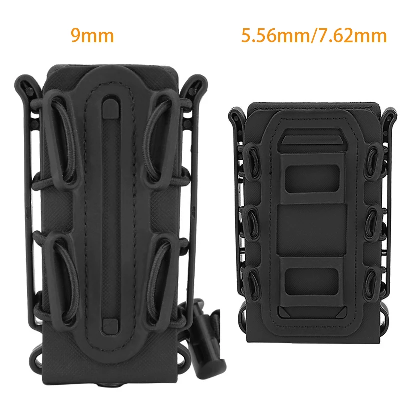 

Tactical Soft Shell Rifle Gun Magazine Pouch Fast Attach Carrier Gun Accessories 9mm / 5.56mm / 7.62mm Cartridge Box