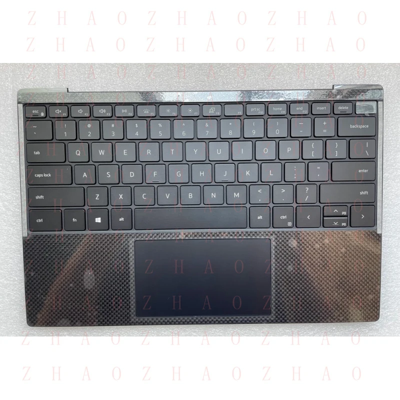 

L+ для DELL XPS 13 9300 9310, верхняя крышка корпуса (пальмрест) с клавиатурой и тачпадом 0Y75C4