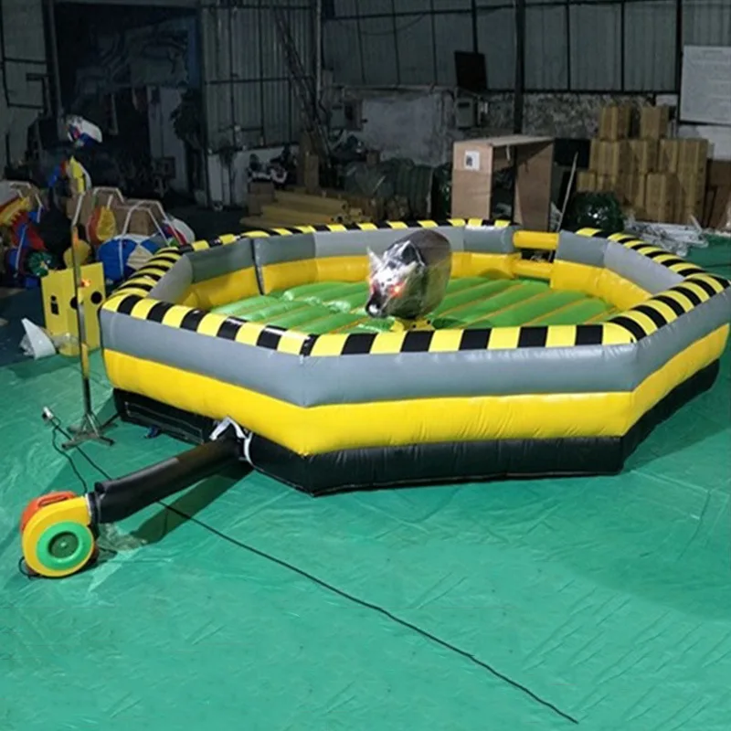 Inflatable Rotary Rod Machine Toy Rotary Machine Large Turntable Jumping Machine Large Outdoor Machinery Amusement
