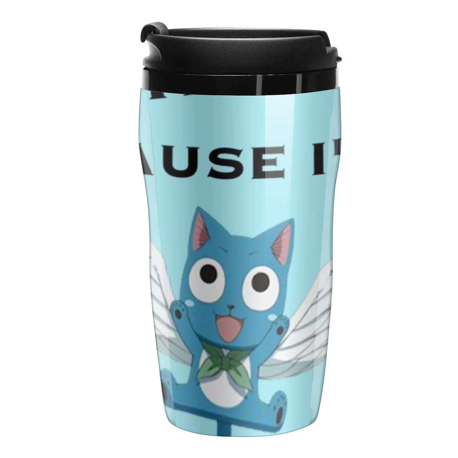 

New Cause Im Happy Travel Coffee Mug Teaware Cafes Coffe Cup Coffee Bowl