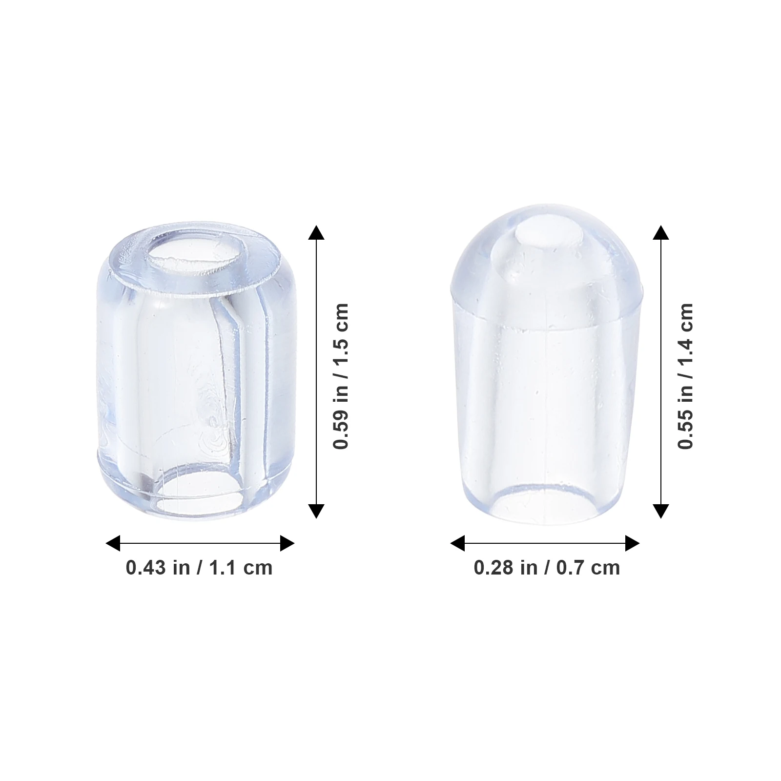 Pieds de support d'évier de cuisine, 80 pièces, protecteurs de grille d'évier en plastique Transparent, pieds de remplacement, accessoires universels pour lave-vaisselle