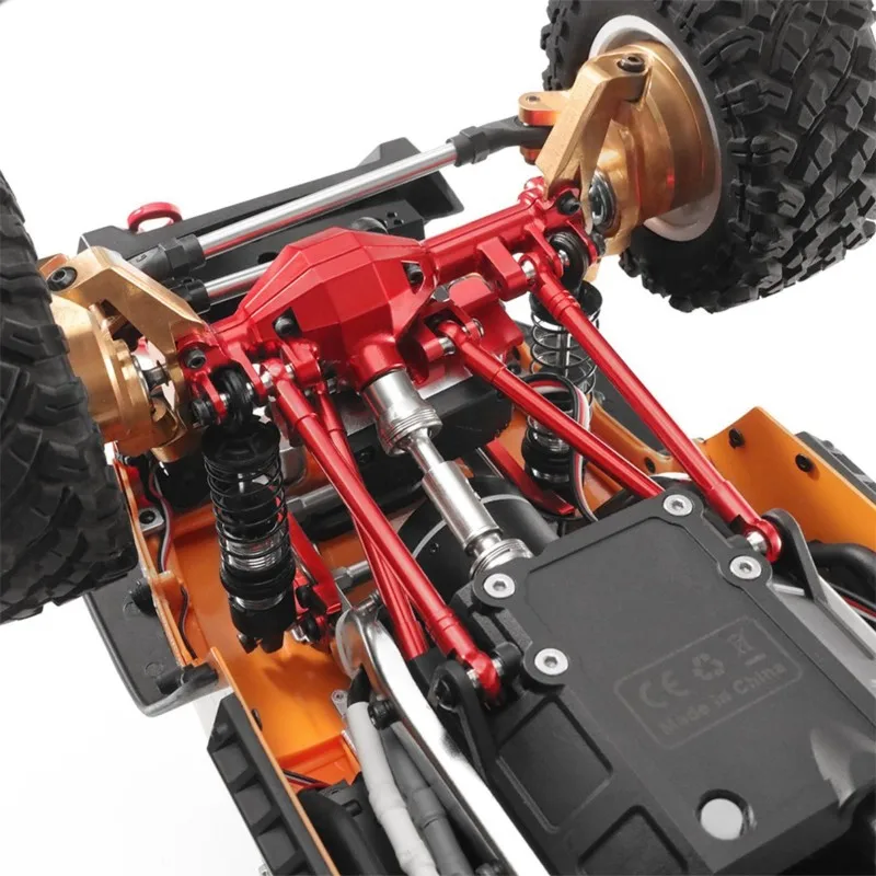 WOWFU-Stabilizer Rods& Metal Chassis Upgrade Kit For MJX 1/12 Scale Remote Control Car