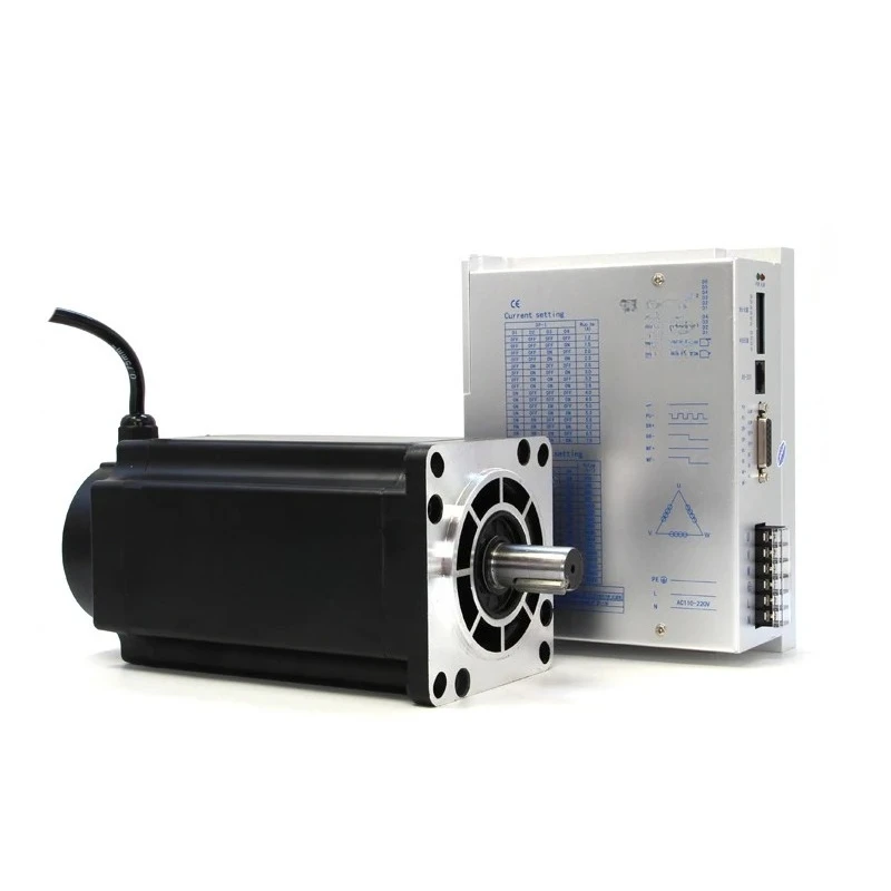 

110HCY250AL3S 24NM three-phase stepper motor + 9A digital driver