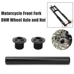 For Surron X S Light Bee Segway X X260 X160 Motorcycle Front Fork DNM Wheel Axle and Nut Dirtbike Off-road Accessories Aluminum