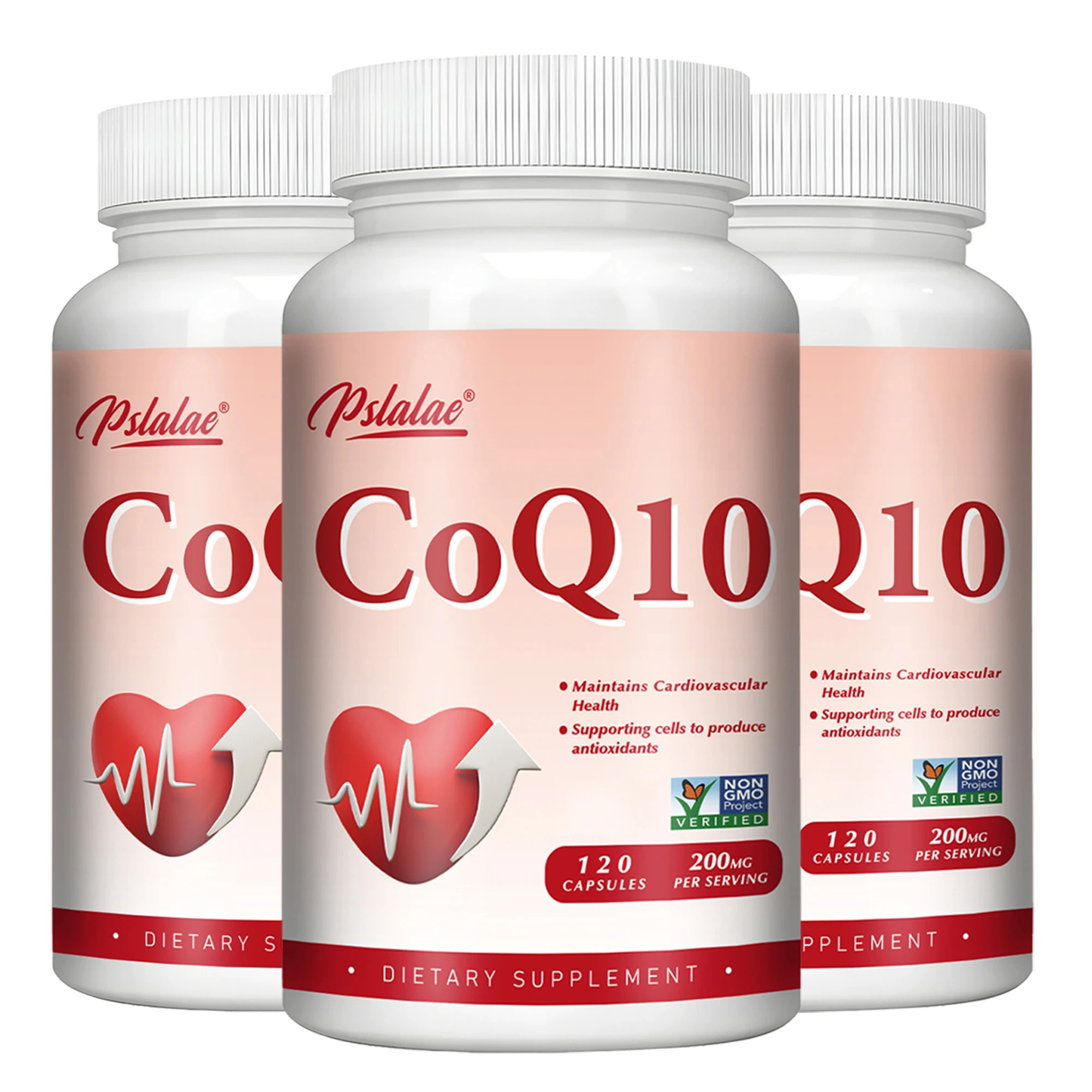 CoQ10 200mg - Balance Blood Pressure and Promote Blood Circulation, Supports Heart & Cardiovascular Health