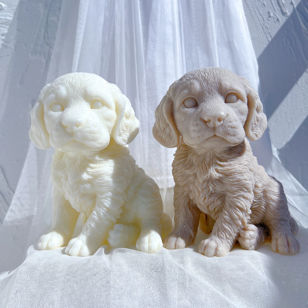 

Springer Spaniel Puppy Candle Mold Animal Puppies Soy Wax Silicone Mould Dog Lover Home Decor