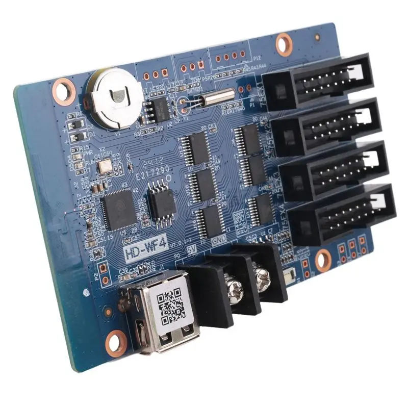 Exquisite-Wifi USB Port Control Card HD-WF4 Full Color RGB HUB75 Controller LED Display Screen Pixel Animation LED Digital Signa