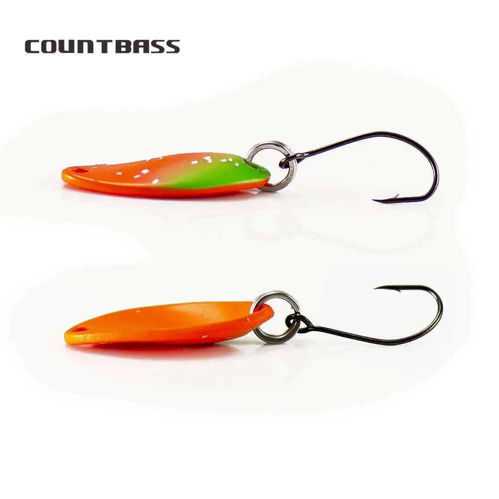 Countbass Señuelo cuchara de fundición de latón para salmón y trucha - imagen 4