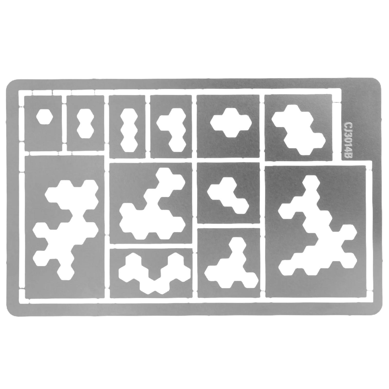 Camouflage Spray Board Hollow-out Templates Large Stencils Stainless Steel for Paint Painting Tools Leakage Crafts