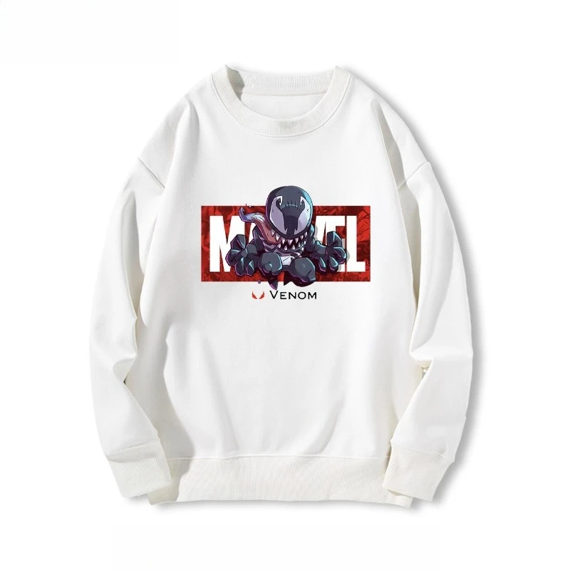 Marvel Avengers Iron Man waits for Spider Man Thor round neck hoodie men's autumn top