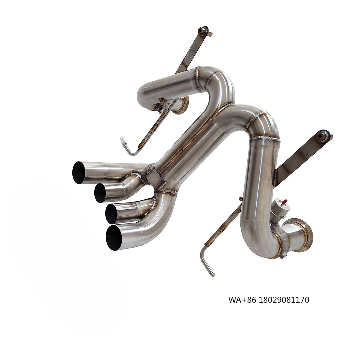 

For 2008-2012 LP 550/560 5.2L Car Valvetronic Exhaust System Complete Catback Valved Mufflers Ss 304 Stainless Steel