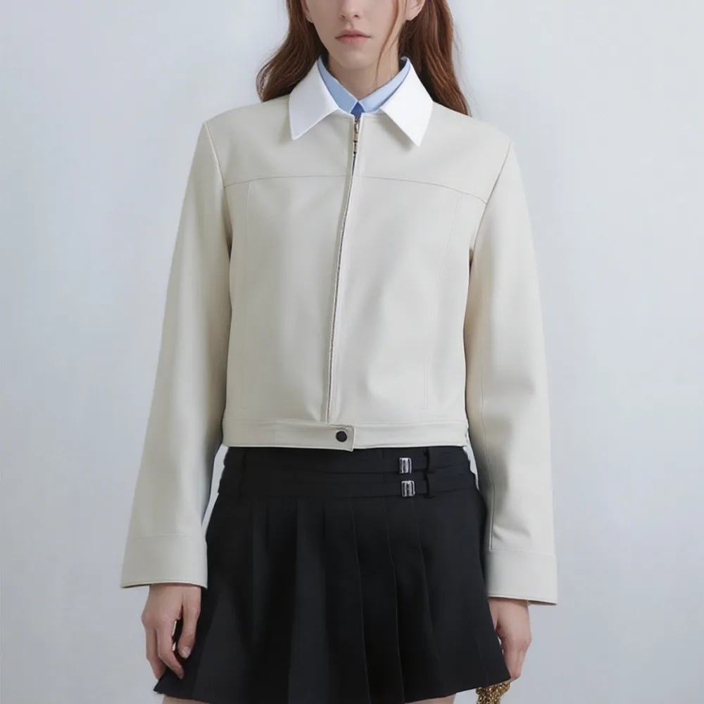 

Bomber Jackets Woman Y2K Vintage Top Coats Casual Elegant Women's Short Coat Classic New Outerwears Autumn 2025 Trend
