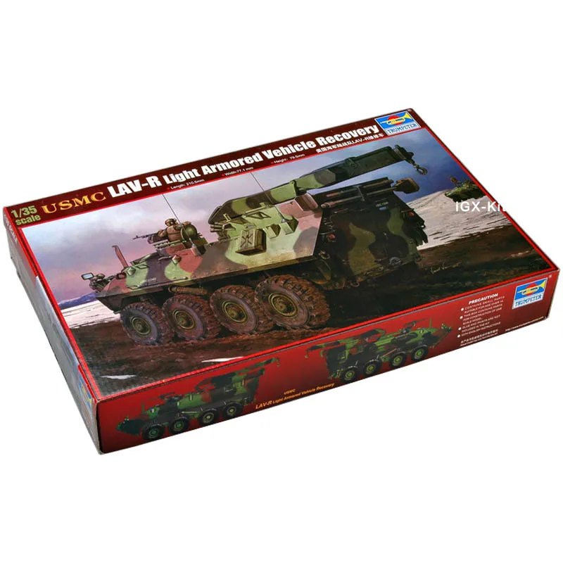 

Trumpeter 00370 1/35 USMC LAV-R Light Armored Vehicle Recovery Children Military Toy Plastic Assembly Building Model Kit