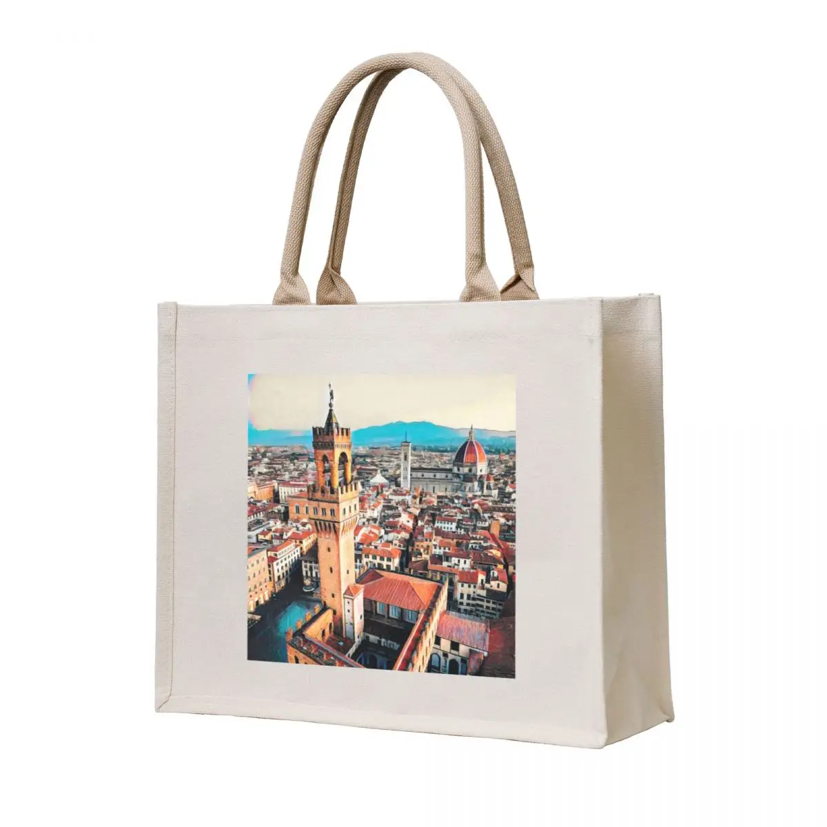 

Florence Tote Bag hand bag Canvas shoulder bag university shopper great