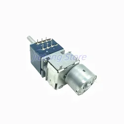 1pc ALPS RK271 Series 5KA/10KA/20KA/50KA/100KA Rotary Potentiometer with Motor Volume HiFi Stereo Audio Amplifier Dual-unit 6Pin