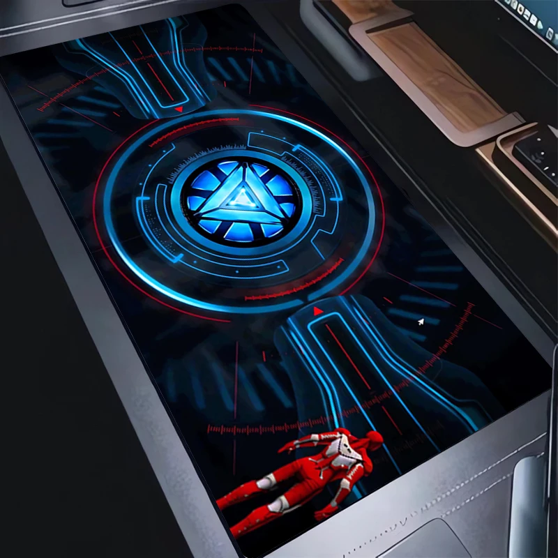 

Коврик для мыши в стиле аниме HD с принтом Железный человек Коврик для мыши Компьютерный игровой геймерский шкаф Коврик для клавиатуры Офисные аксессуары для ноутбука Резиновый настольный коврик