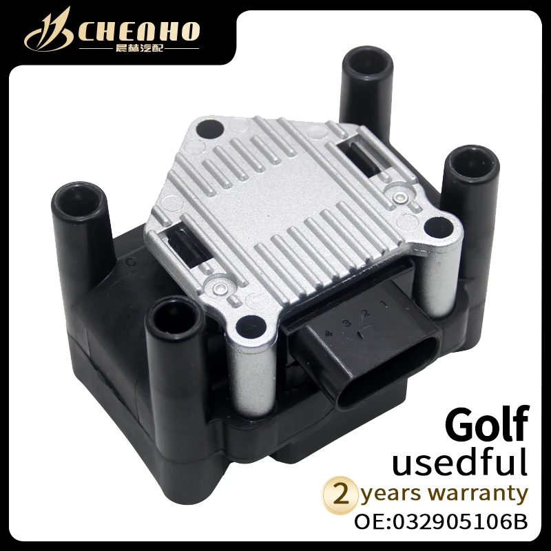 CHENHO Ignition Coil For VW Jetta Beetle Golf Audi A4 A3 A2 Skoda Seat Front 032905106B 032905106E 032905106F 032905106 UF277