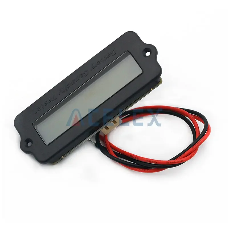 Blue Green 12V LY6W Lead Acid Battery Capacity Indicator LCD Digit Display Meter Lithium Battery Power Detector Tester Voltmeter