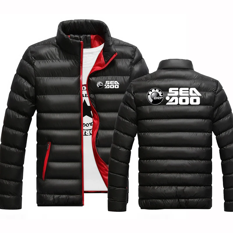Waterproof Rain Jacket BRP Sea Doo Seadoo Moto Logo Print 2026 Spring Autumn Men's Lightweight Hiking Outdoor Windproof Coat