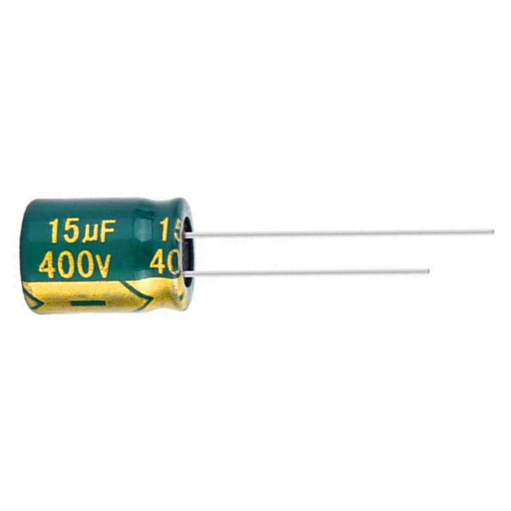 10 sztuk/partia 15UF wysokiej częstotliwości niskiej impedancji 400V 15UF aluminiowy kondensator elektrolityczny tylko dobrej jakości 20%