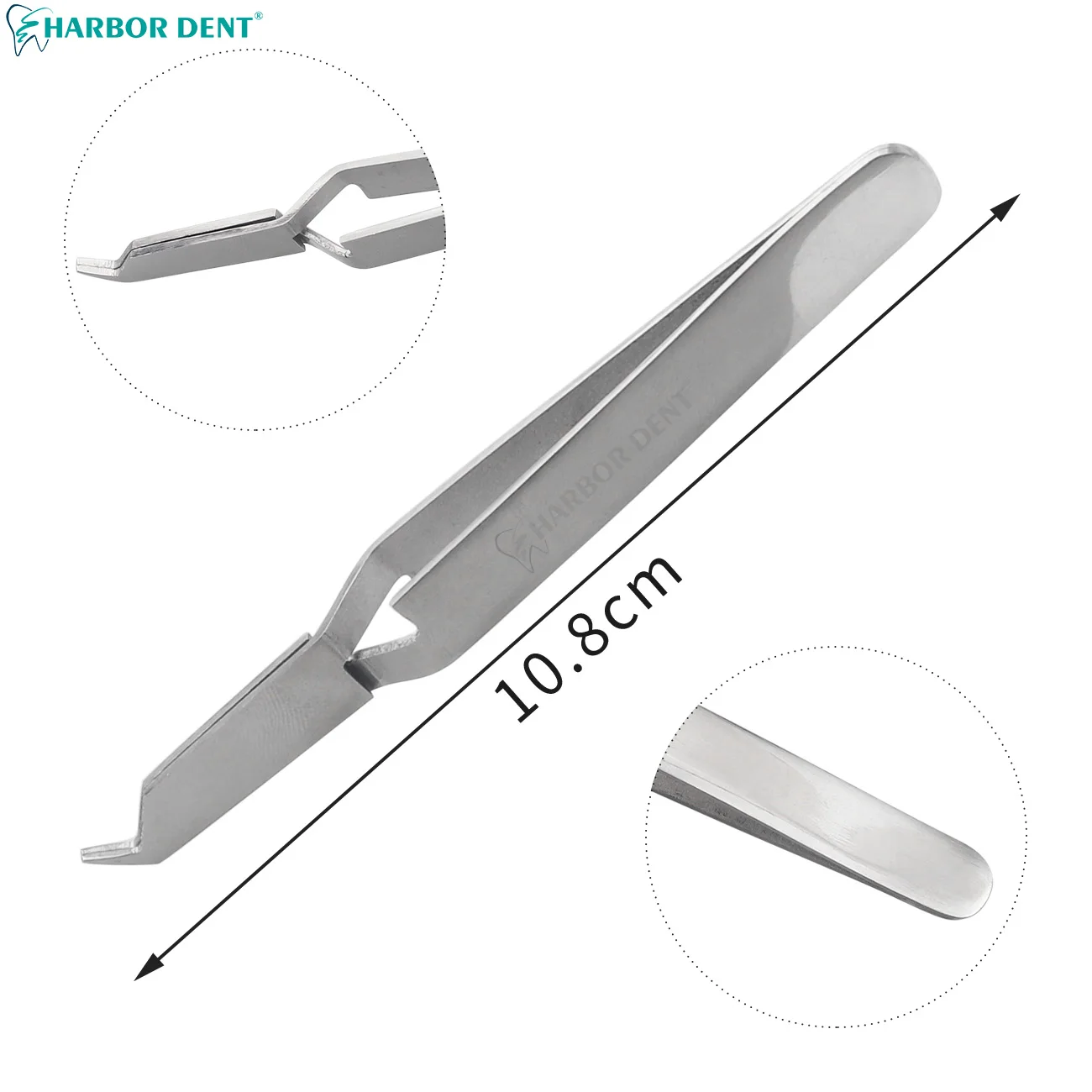 1 PC จัดฟันวงเล็บตําแหน่งคีมสแตนเลส Buccal Facial Tube คีมทันตกรรม Occlusal กระดาษ Tweezer