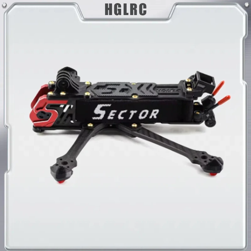

HGLRC Sector X5 210mm Sector D5 225mm Carbon Fiber 5mm Arm for FPV Freestyle 5inch Analog Digital Drones