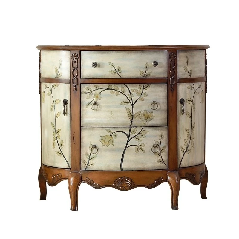 American entrance cabinet, living room entrance partition cabinet, wall entrance cabinet